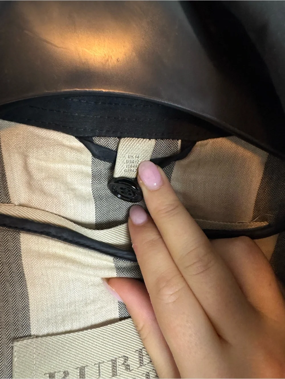 Burberry Brit Reymoore Black Double Breasted Trench Coat & Packable Insert - Picture 13 of 13